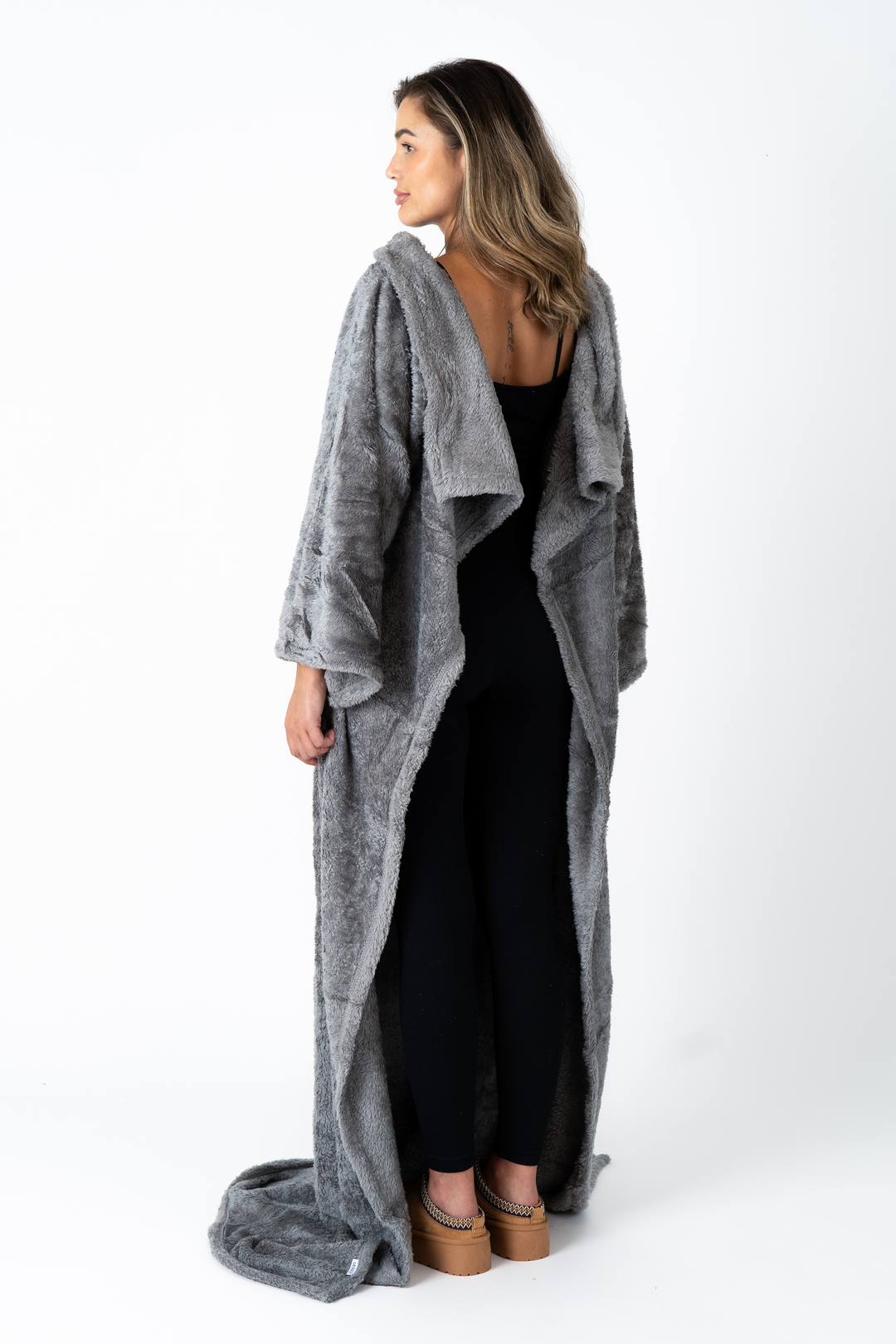 Snuggie - Deken met Mouwen - Dark Grey