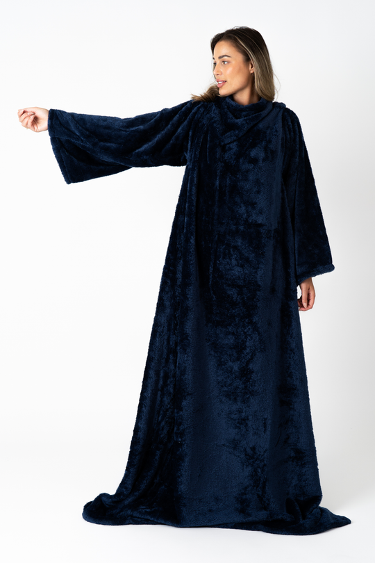 Snuggie - Deken met Mouwen - Dark Blue