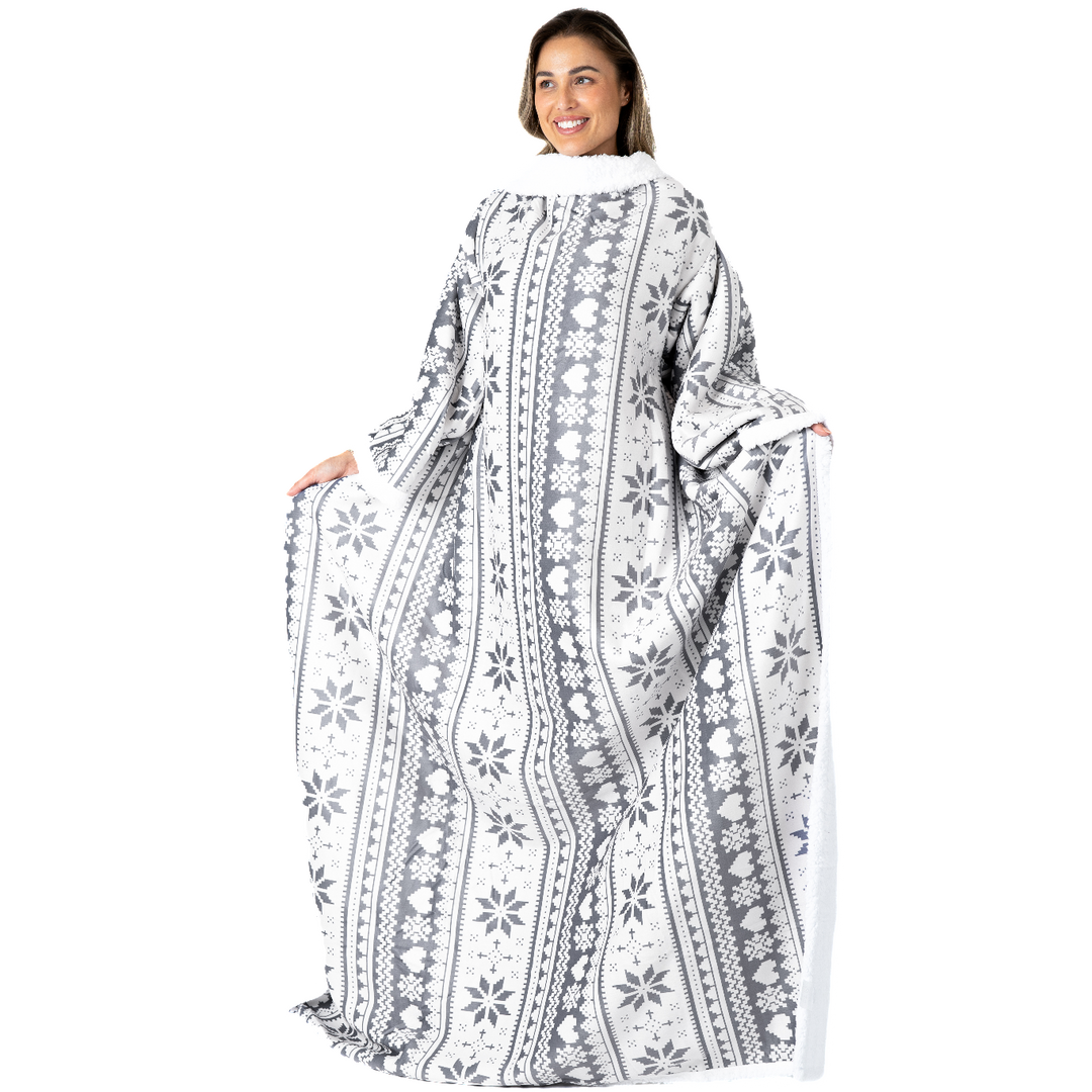 Snuggie - Deken met Mouwen - Nordic Grey