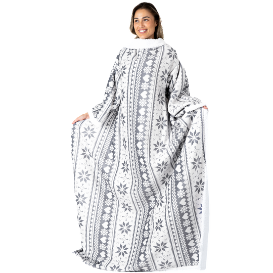 Snuggie - Deken met Mouwen - Nordic Grey