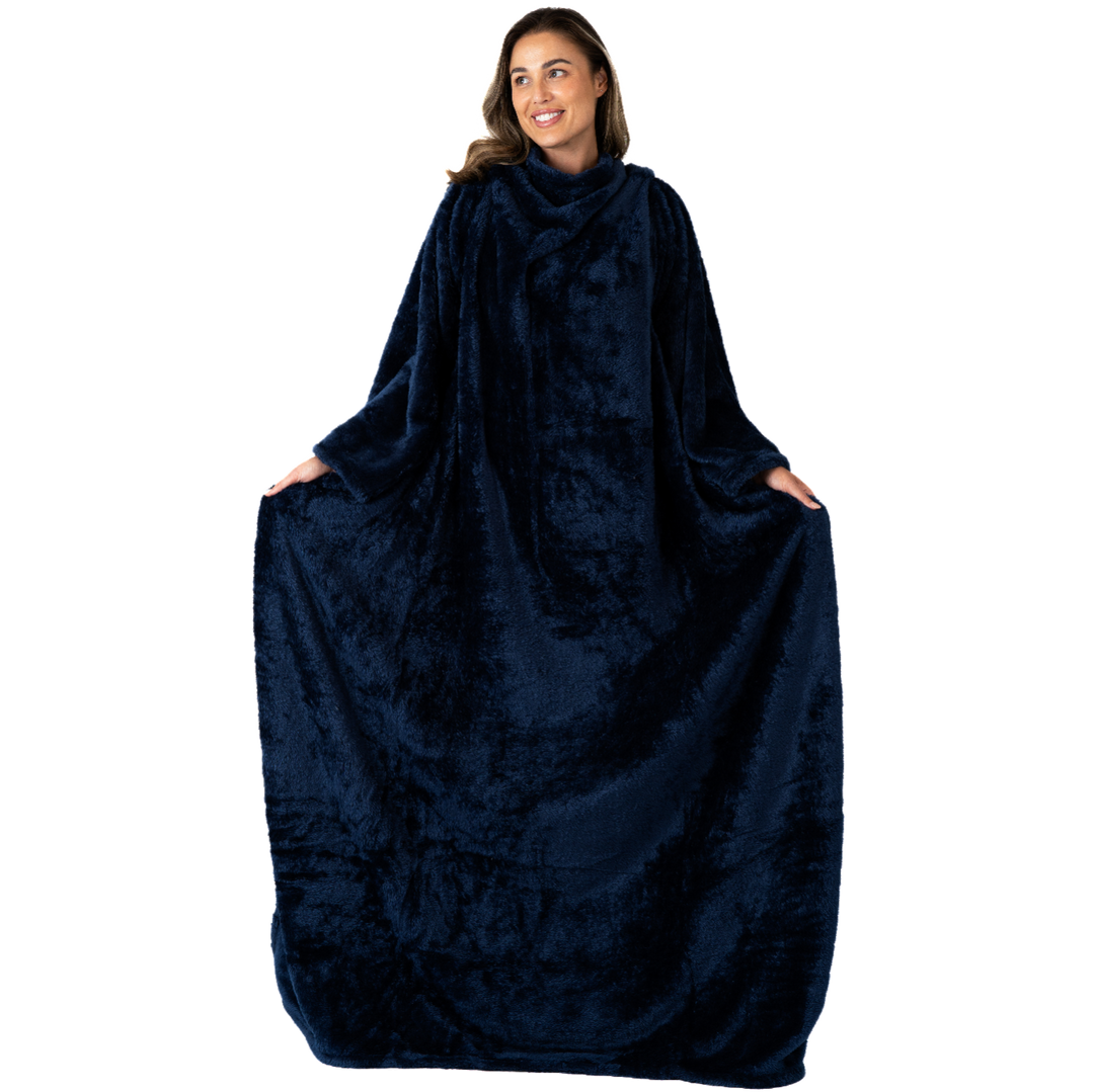 Snuggie - Deken met Mouwen - Dark Blue