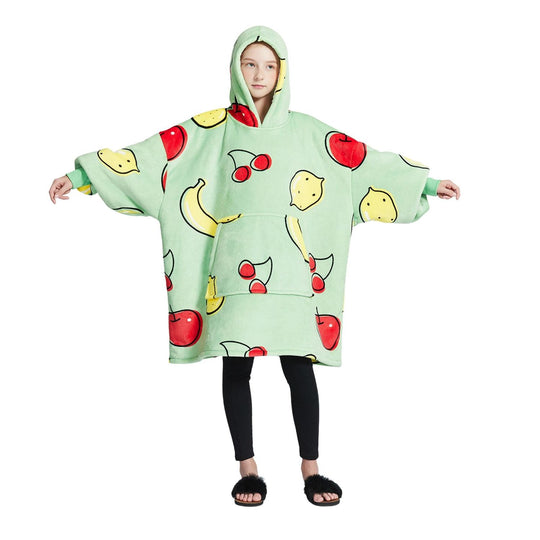 Hoodie Deken - Fruity Green Noony Kids