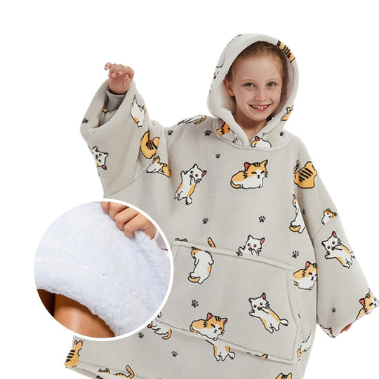 Hoodie Deken - Cat Noony Kids