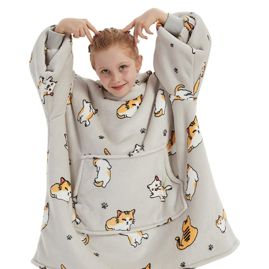 Hoodie Deken - Cat Noony Kids