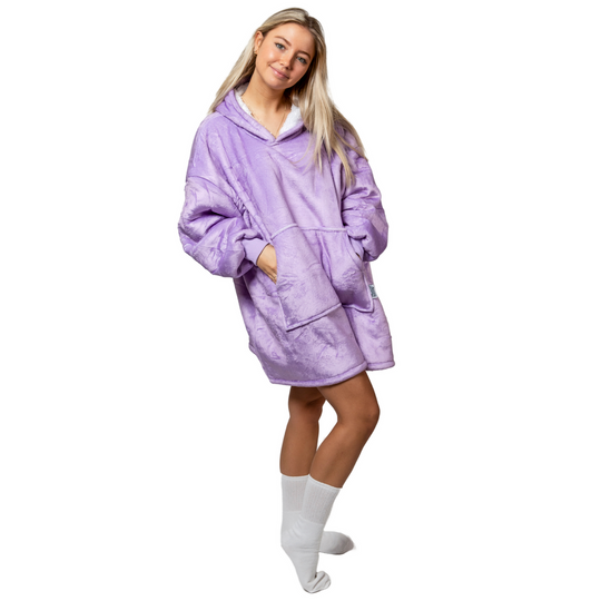 Hoodie Deken - Purple Noony